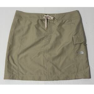 Vintage The North Face Overboard Cargo Board Skirt, Khaki, Size 6